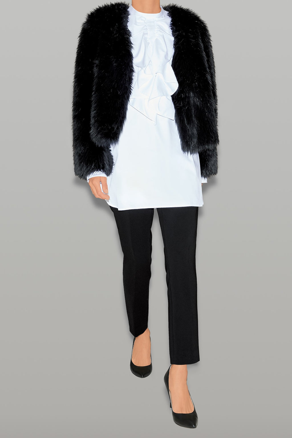 YOKO CHAN エコファーポケットコート