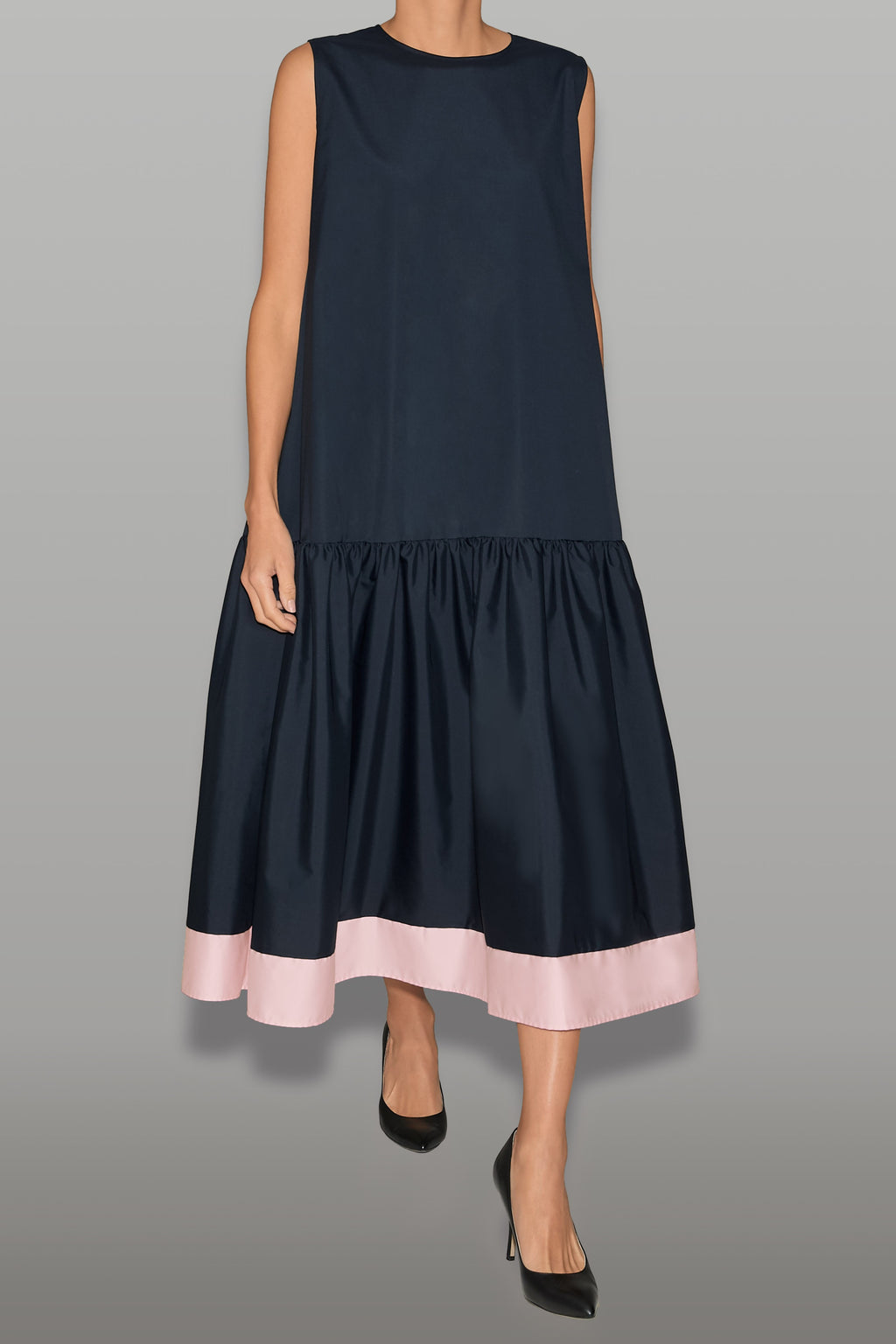 ヘムフレアコットンドレス – YOKO CHAN