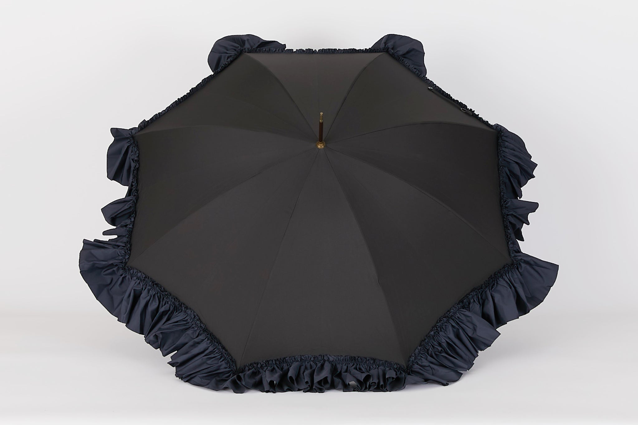 slim leather ruffle umbrella