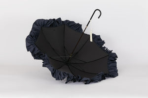 slim leather ruffle umbrella