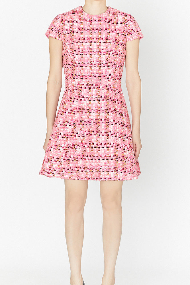 ハーフスリーブツイードドレス – YOKO CHAN 