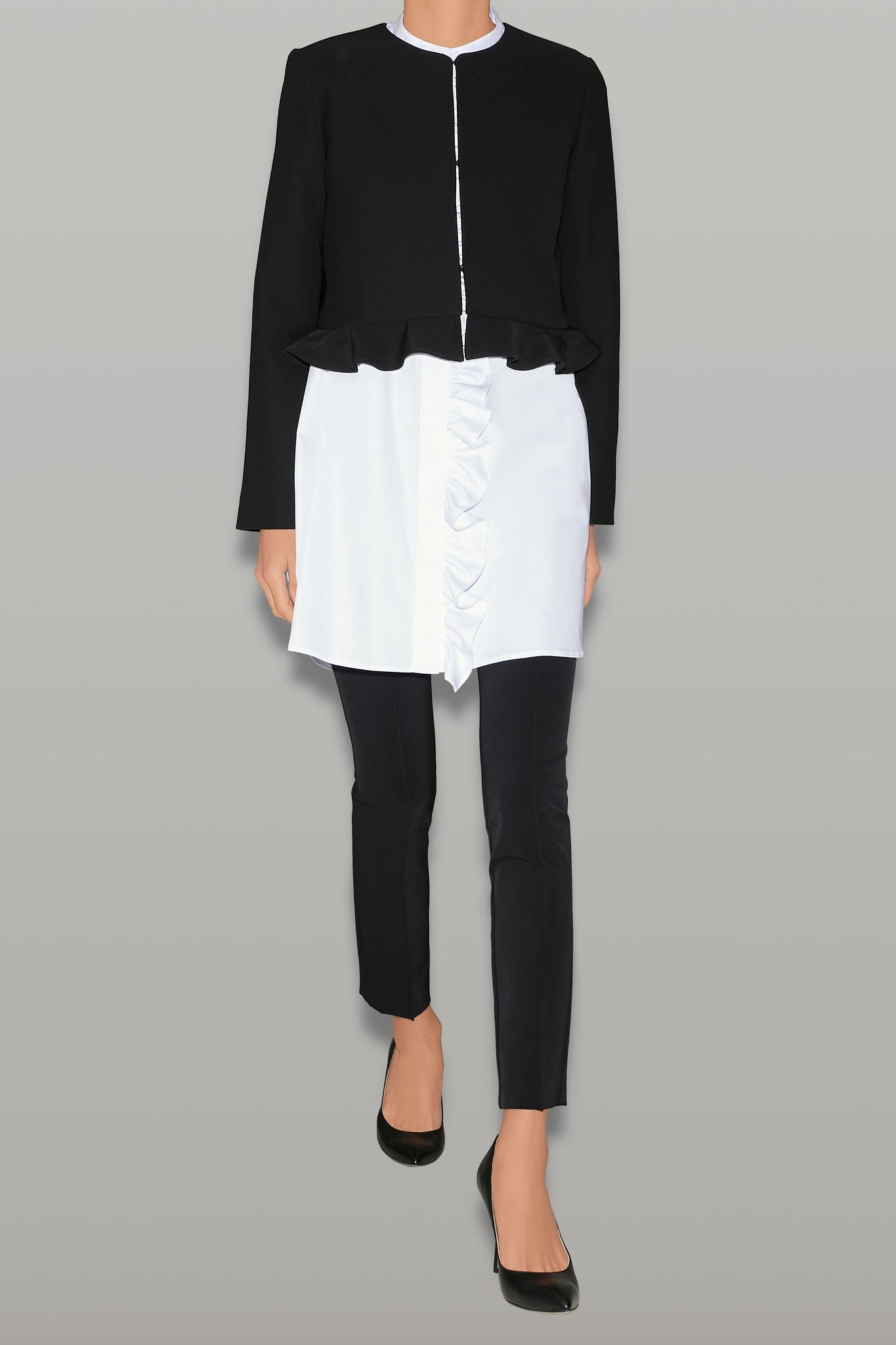 ペプラムショートジャケット