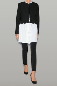 ペプラムショートジャケット – YOKO CHAN