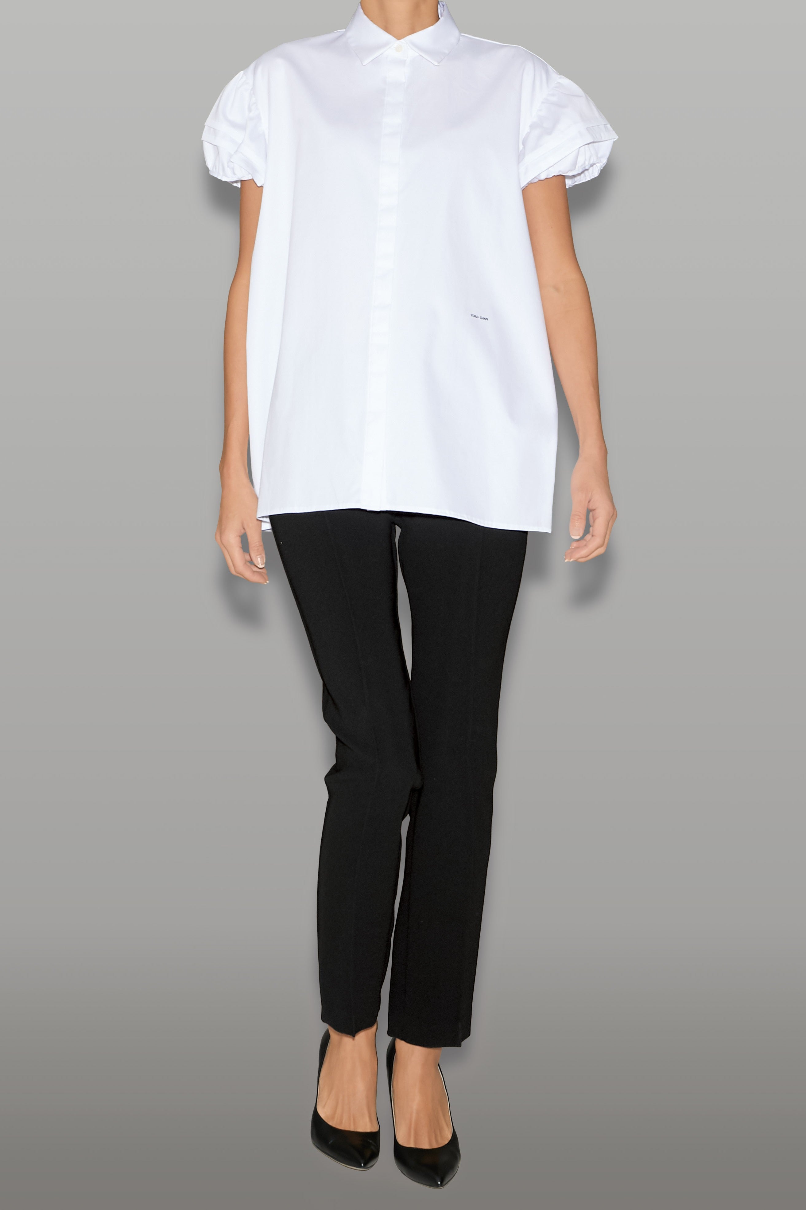 パフスリーブオーバーサイズコットンブラウス – YOKO CHAN