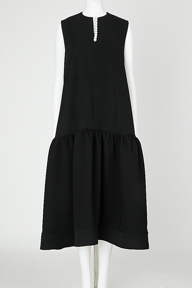 パールスリットラインヘムフレアドレス – YOKO CHAN