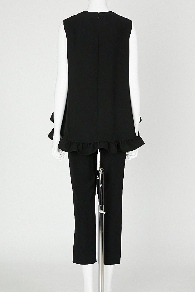 ノースリーブフリルブラウス