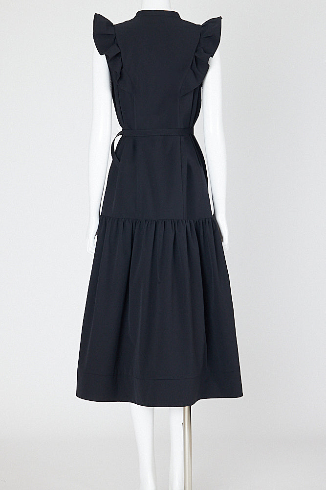 yoko様　　ホワイト×3 フリルヨークミディドレス – YOKO CHAN