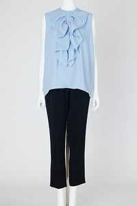 ノースリーブボリュームラッフルブラウス – YOKO CHAN