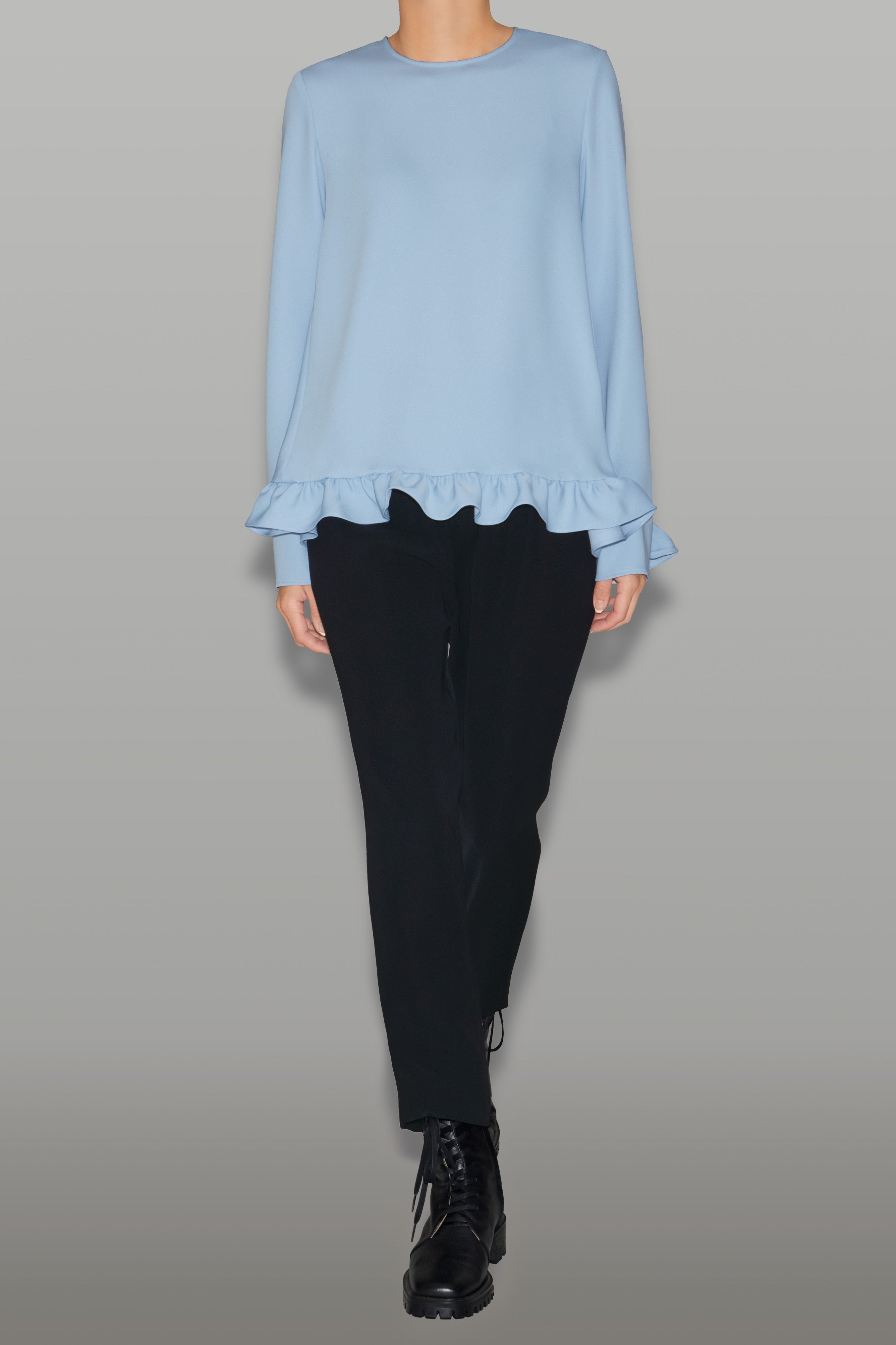 YOKO CHAN ロングスリーブラップフリルブラウス　ホワイト 25_7_14_yok2716.jpg?v=1759455288