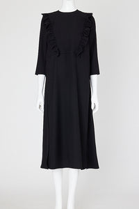 ロングスリーブフロントフリルラインドレス – YOKO CHAN