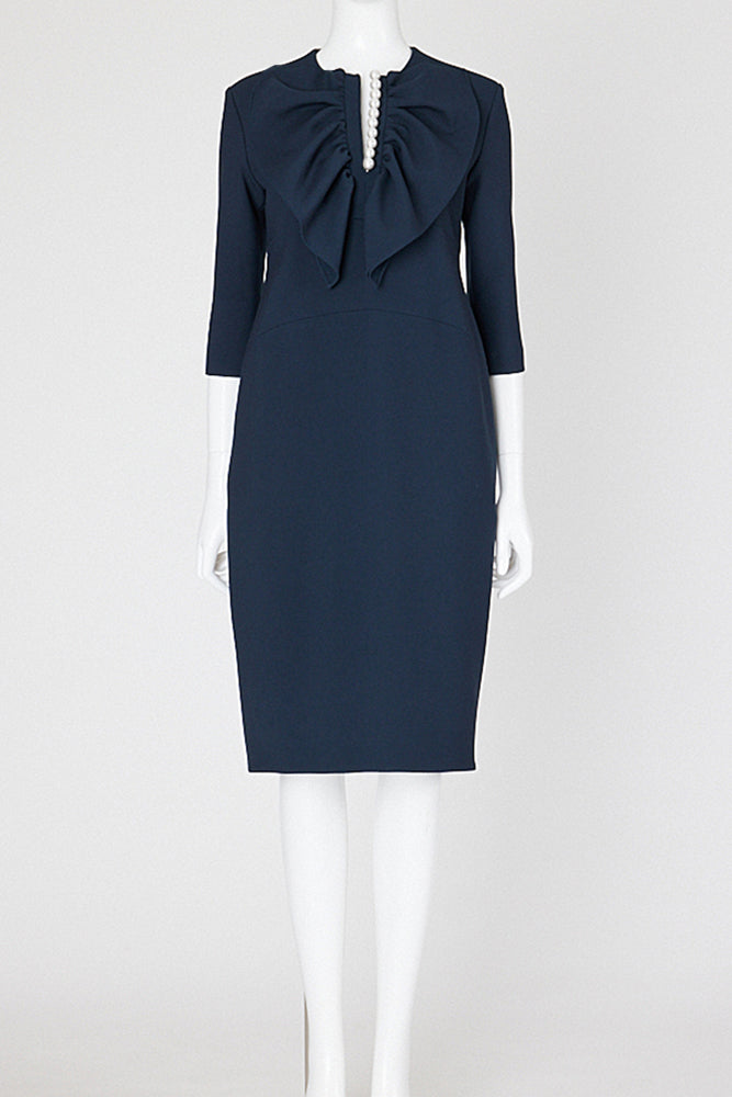 ボリュームラッフルパールスリットラインドレス – YOKO CHAN