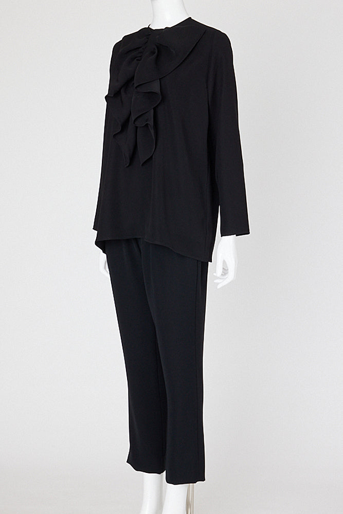 ロングスリーブボリュームラッフルブラウス – YOKO CHAN