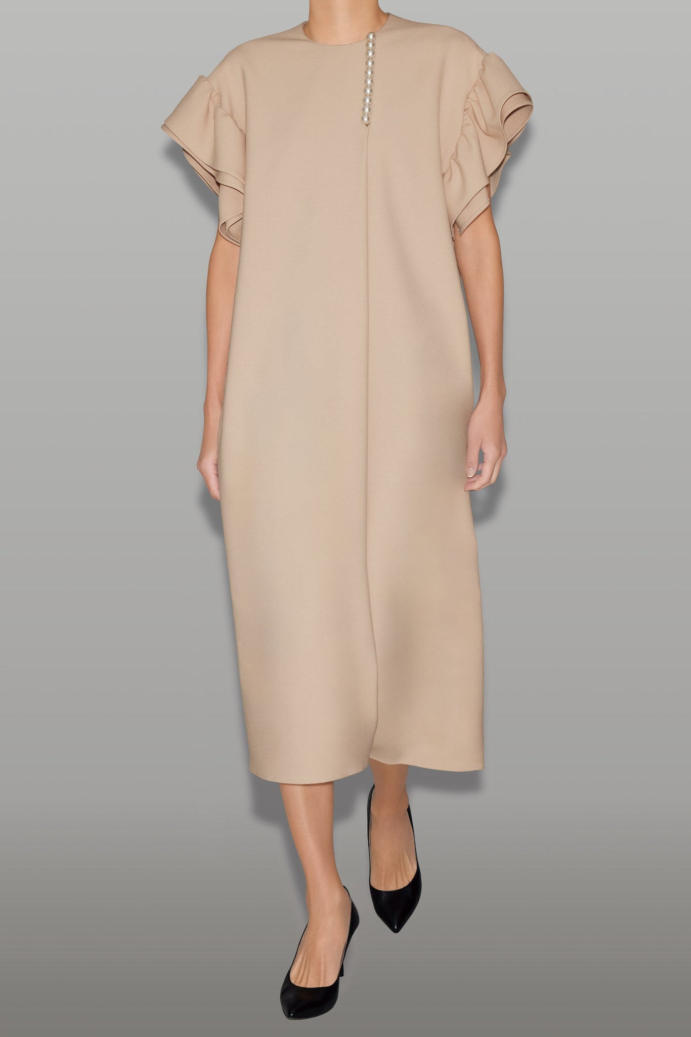 ギャザースリーブパールドレス – YOKO CHAN