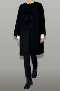 ボリュームラッフルオーバーサイズコート – YOKO CHAN