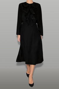 ロングスリーブボリュームラッフルブラウス – YOKO CHAN