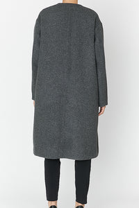 フロントラッフルコート