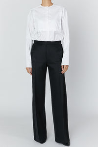 センタープレスワイドパンツ